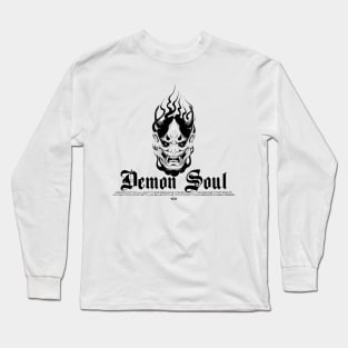 DEMON SOUL WHITE Long Sleeve T-Shirt